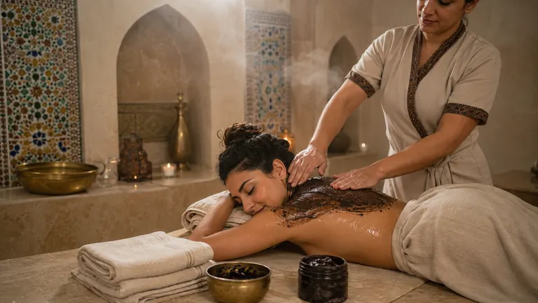 Moroccan Hammam with Black Soap